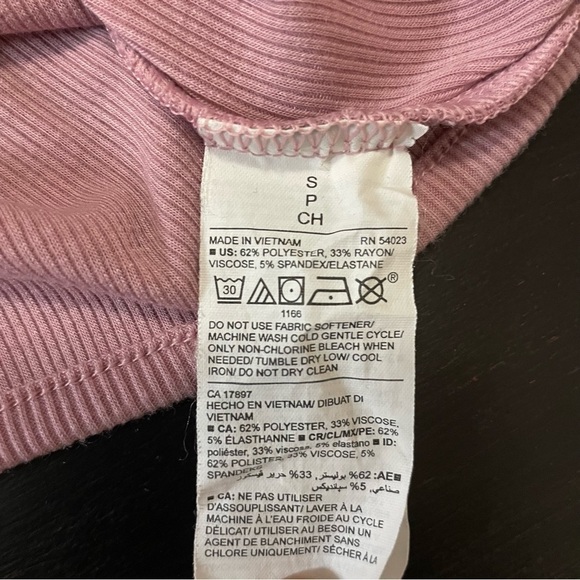 Old Navy Active Pull Over Wrap Front Balletcore Long Sleeve Knit Top Size S - Picture 6 of 9